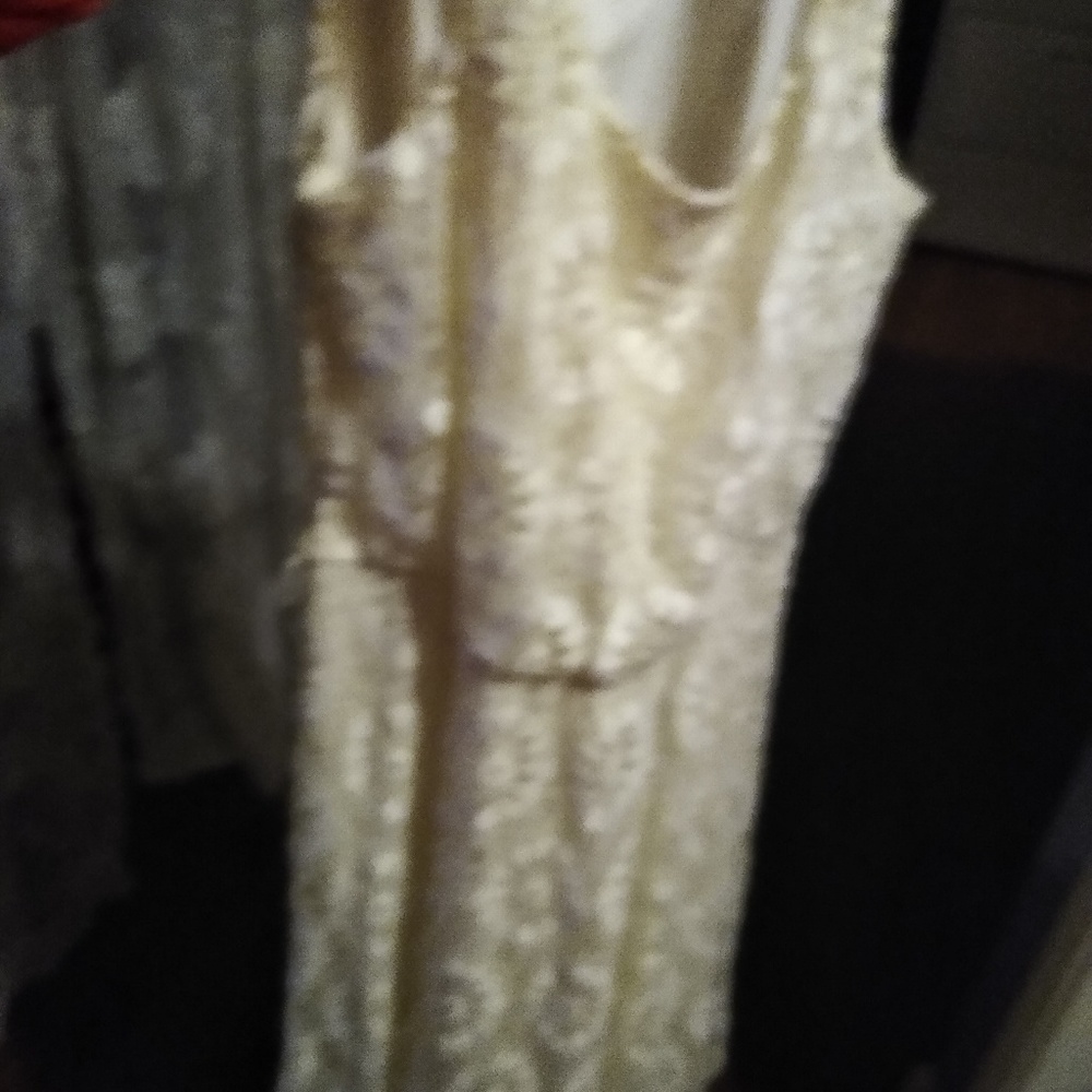 White lace dress